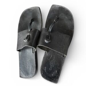 Cole HaanCountry Square Toe Leather Sandals